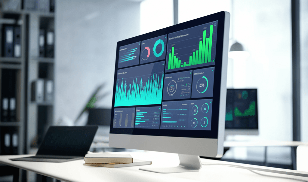 A dashboard interface representing an AI agent working through tasks and tool results